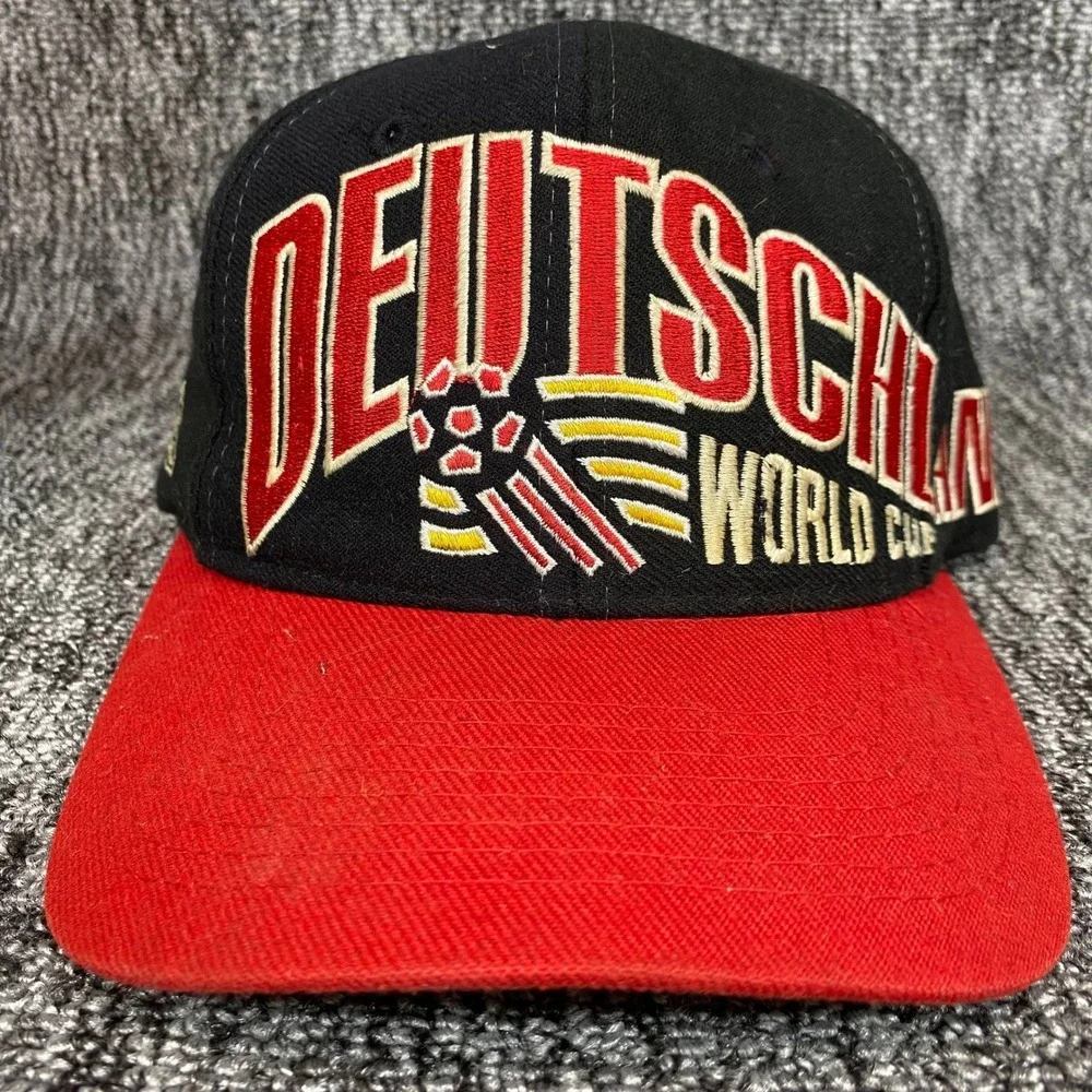 VTG 1994 World Cup Deutschland Germany Hat Apex One Snapback Cap Soccer USA 94